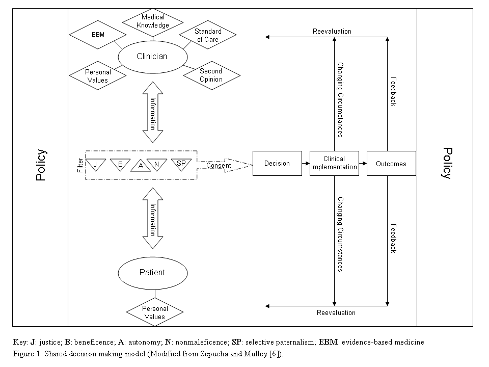 Shared decision making model