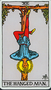 The Hanged Man tarot card
