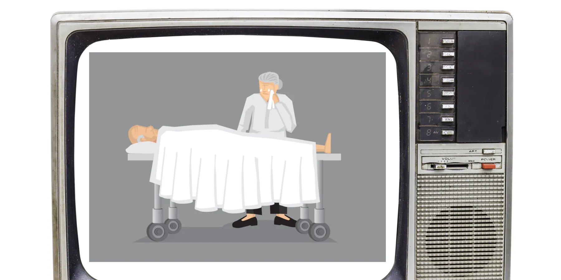 dying on TV