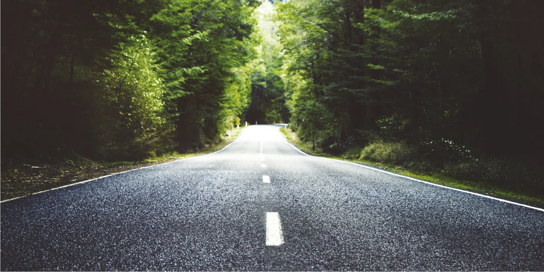 on the road