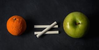 apples and oranges