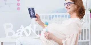 older pregnant woman