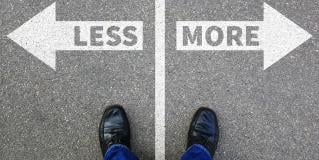 less or more