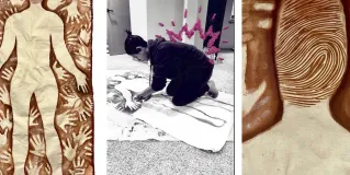 Time Capsule painting and sculpture by Julia O'Brien