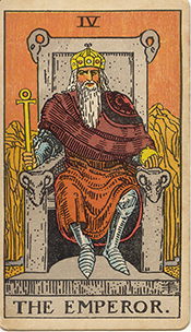The Emperor tarot card